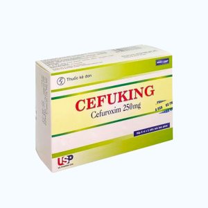 Viên nén Cefuking 250mg kháng sinh điều trị nhiễm khuẩn (6 vỉ x 5 viên)