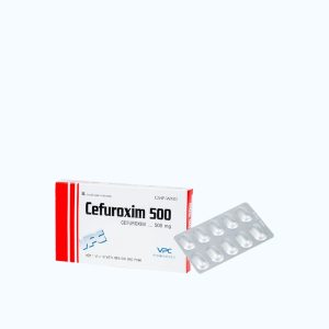 Cefuroxim VPC 500mg (1 vỉ x 10 Viên)