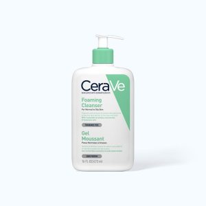 Sữa rửa mặt CERAVE Foaming Cleanser giúp làm sạch da, dành cho da dầu (Chai 473ml)