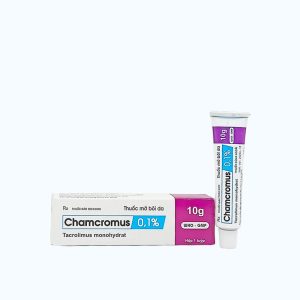 Thuốc mỡ Chamcromus 0,1% điều trị viêm da dị ứng (tuýp 10g)