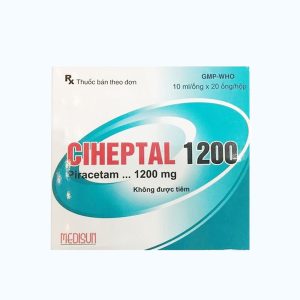 Dung dịch uống Ciheptal 1200mg điều trị triệu chứng rối loạn nhận thức, chóng mặt (20 ống x 10ml)