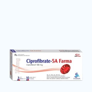 Ciprofibrate-5A Farma 100mg (Hộp 30 Viên)
