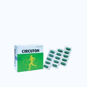 Viên nang Circuton cải thiện tuần hoàn máu não, mất trí nhớ và xơ vữa động mạch (12 vỉ x 5 viên)