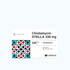 Viên nang Clindamycin 150mg Stella điều trị nhiễm khuẩn (Hộp 100 viên)