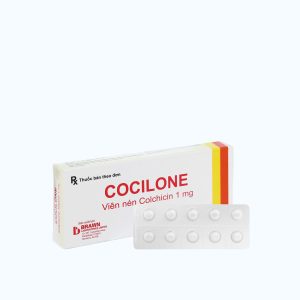Viên nén Cocilone 1mg điều trị và dự phòng cơn gout cấp (1 vỉ x 10 viên)