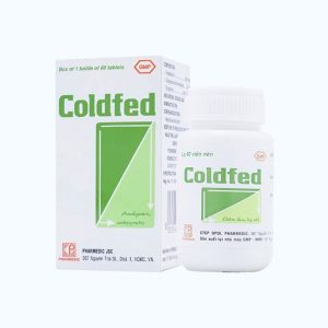 Viên nén Coldfed điều trị các triệu chứng cảm cúm (chai 80 viên)