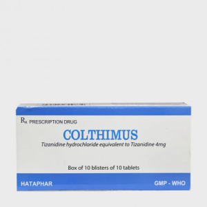 Viên nén Colthimus 4mg điều trị các chứng co cứng cơ (10 vỉ x 10 viên)