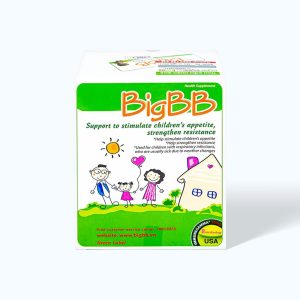 Cốm Big BB hỗ trợ ổn định tiêu hóa, tăng sức đề kháng (Hộp 16 gói x 3g)