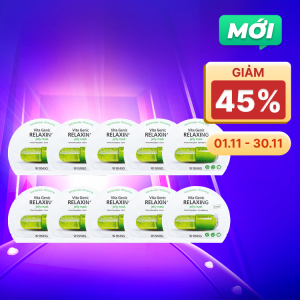 Combo 10 miếng Mặt nạ BNBG Vita Genic cấp ẩm, làm dịu da Relaxing Jelly Mask (Miếng 30ml)