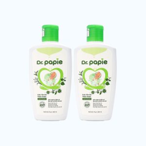 Combo 2 chai Nước tắm gội thảo dược Dr.papie (230ml)