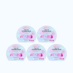Combo 5 miếng mặt nạ BANOBAGI Whitening & AC Care Dưỡng Sáng Và Chăm Sóc Da Mụn (Miếng 30g)