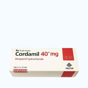 Cordamil 40mg Helcor (Hộp 3 Vỉ x 10 Viên)