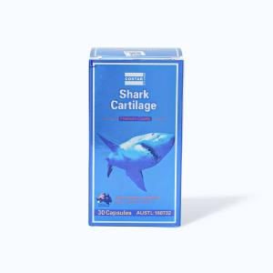 Thực phẩm bảo vệ sức khỏe Costar Blue Shark Cartilage Sụn cá mập Tăng cường dịch khớp (Lọ 30 viên)