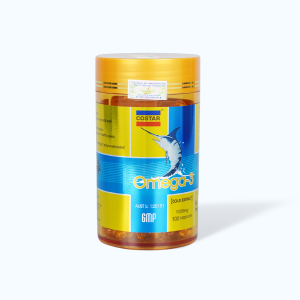 Viên uống dầu cá Costar Omega 3 1000mg bổ sung EPA và DHA (Lọ 100 viên)