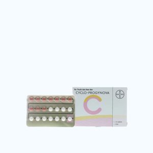 Viên nén bao đường Cyclo Progynova 2mg điều trị các chứng bệnh thiếu estrogen (hộp 21 viên)