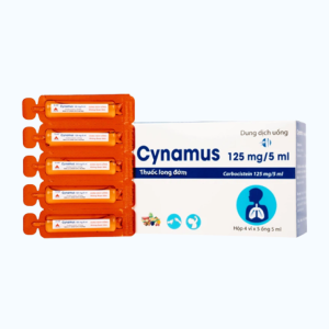 Dung dịch uống Cynamus CPC1 tiêu nhầy, loãng đàm, giảm ho (4 vỉ x 5 ống)