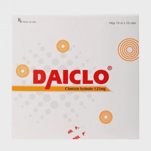 Daiclo 125mg (10 vỉ x 10 viên/hộp)