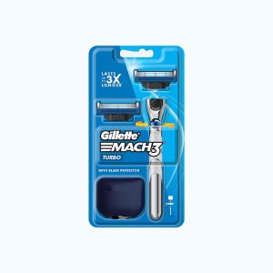 Dao cạo March3 Turbo Gillette (Hộp 1 cán dao + 2 lưỡi dao)