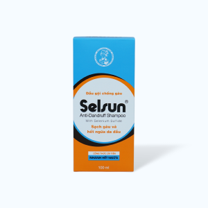 Dầu Gội SELSUN Anti Dandruff Giảm Gàu và Giảm Ngứa Da Đầu (Chai 100ml)