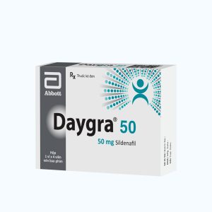 Viên nén Daygra 50mg điều trị rối loạn cương dương ở nam giới (1 vỉ x 4 viên)