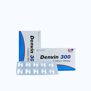Viên nang Denvin 300mg kháng sinh điều trị nhiễm khuẩn (2 vỉ x 10 viên)