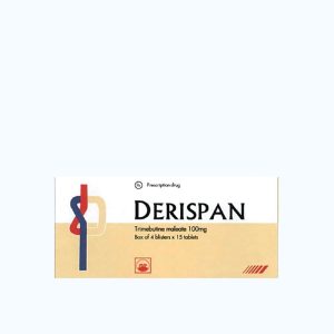 Viên nén Derispan 100mg trị đau do rối loạn chức năng đường tiêu hoá và đường mật (4 vỉ x 15 viên)
