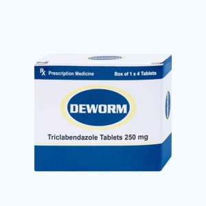 Viên nén Deworm 250mg Atra điều trị bệnh sán lá phổi, sán lá gan (1 vỉ x 4 viên)