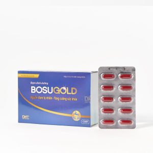 Viên uống DHT Bosu Gold bổ sung đạm dinh dưỡng, hỗ trợ tăng cường sức khỏe ( Hộp 30 viên)