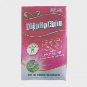 Viên nén bao đường Diệp hạ châu 250mg hạ men gan, tăng cường chức năng gan, bổ gan (chai 90 viên)