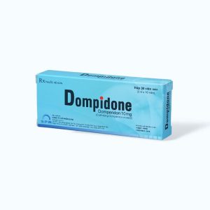 Viên nén Dompidone 10mg SPM điều trị triệu chứng nôn và buồn nôn (3 vỉ x 10 viên)