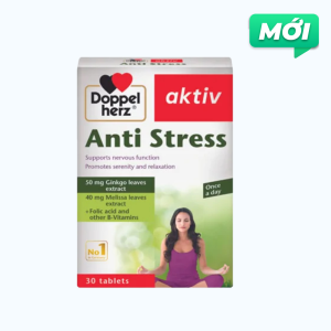 DOPPELHERZ Anti Stress Hỗ Trợ Giảm Căng Thẳng (Hộp 30 Viên)