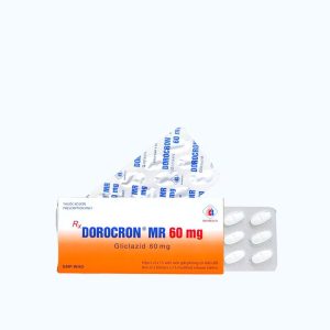 Viên giải phóng có kiểm soát Dorocron MR 60mg điều trị đái tháo đường type 2 (2 vỉ x 15 viên)