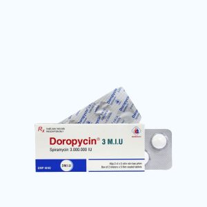 Viên nén DOROPYCIN 3M. IU điều trị nhiễm khuẩn đường răng miệng (2 vỉ x 5 viên)
