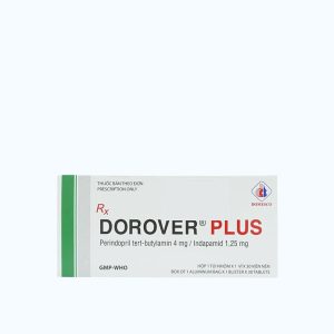 Viên nén Dorover Plus điều trị tăng huyết áp (1 vỉ x 30 viên)