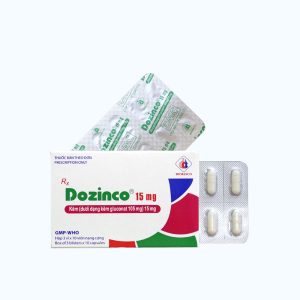 Viên nang Dozinco Zinc 15mg phòng ngừa và điều trị kẽm (3 vỉ x 10 viên)