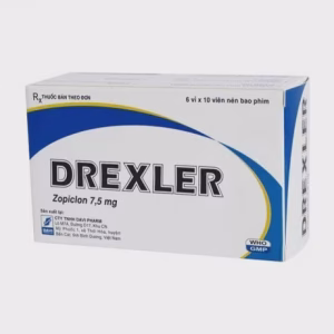 Viên nén bao phim Drexler điều trị ngắn hạn chứng mất ngủ (6 vỉ x 10 viên)