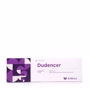 Viên nang Dudencer 20mg trị trào ngược dạ dày-thực quản, loét đường tiêu hóa (3 vỉ x 10 viên)