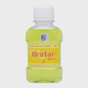 Dung dịch súc miệng Orafar làm sạch răng bảo vệ nướu (chai 90ml)
