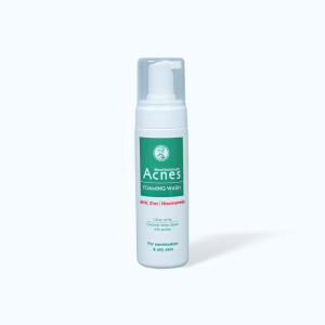 Dung Dịch Rửa Mặt Tạo Bọt Acnes Foaming Wash Hỗ Trợ Giảm Mụn, Hạn Chế Sẹo Thâm (Chai 150ml)