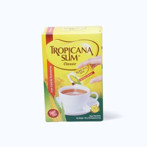 Đường ăn kiêng TROPICANA SLIM ít calo (Hộp 50 gói x 2g)