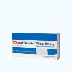 Viên nén Duoplavin 75mg/100mg đề phòng sự hình thành các cục máu đông (3 vỉ x 10 viên)