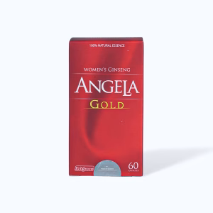 Viên uống sâm ANGELA GOLD Ecogreen hỗ trợ tăng cường sinh lý nữ & đẹp da (Hộp 60 viên)