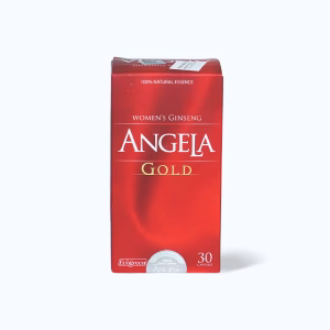 Viên uống sâm ANGELA GOLD Ecogreen hỗ trợ tăng cường sinh lý nữ & đẹp da (Hộp 30 viên)