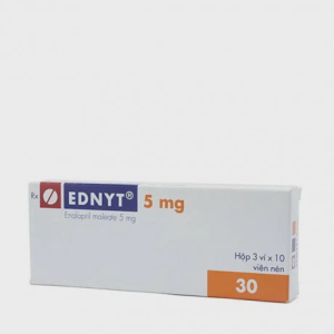Viên nén Ednyt 5mg điều trị tăng huyết áp, suy tim (3 vỉ x 10 viên)