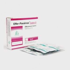Viên nén sủi bọt Effer Paralmax codein 500mg/10mg Boston giảm đau cấp tính (5 vỉ x 4 viên)