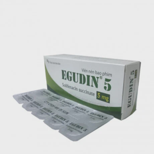 Viên nén Egudin 5mg điều trị tiểu không tự chủ (3 vỉ x 10 viên)