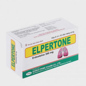 Viên nang cứng Elpertone 300mg trị viêm phế quản mãn tính, bệnh hô hấp cấp (6 vỉ x 10 viên)