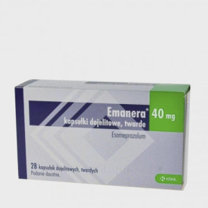Viên nang EMANERA 40MG điều trị viêm loét thực quản do trào ngược, tăng tiết acid (4 vỉ x 7 viên)