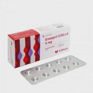 Viên nén Enalapril Stella 5mg điều trị tăng huyết áp, suy tim (3 vỉ x 10 viên)