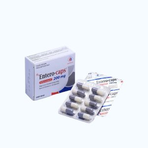 Viên nang cứng Entero-caps 200 mg điều trị tiêu chảy cấp tính (3 vỉ x 10 viên)